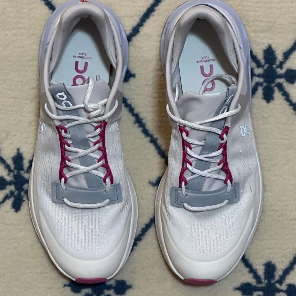 On Cloudnova Flux - Undyed White/Heather - Picture 2 of 2